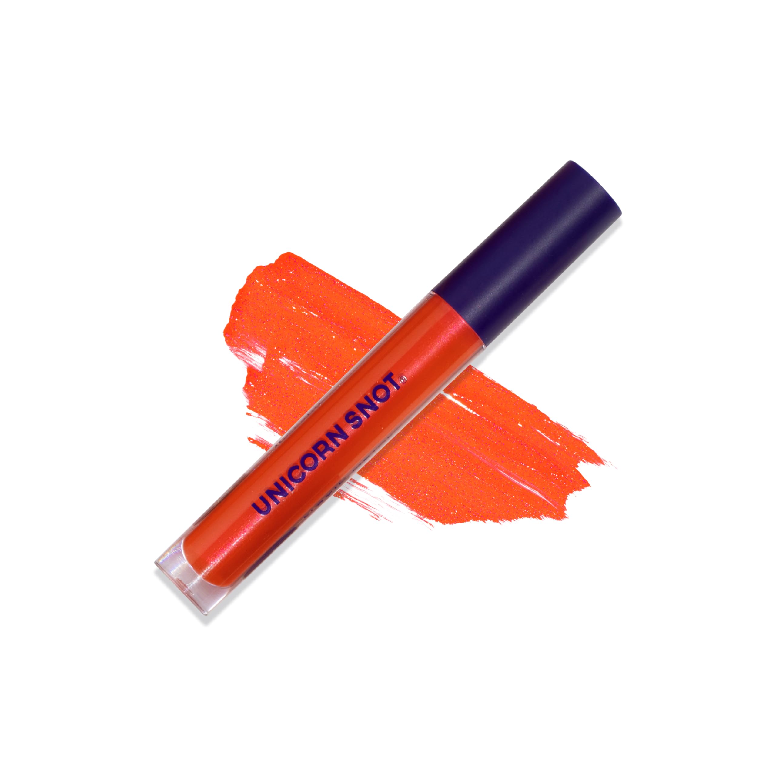 UNICORN SNOT Liquid Metal Lip Paint | Intense Pigment, Non-drying, Metallic Lip Color Makeup | Vegan & Cruelty-free Lip Makeup - LAVA (Fiery Red)