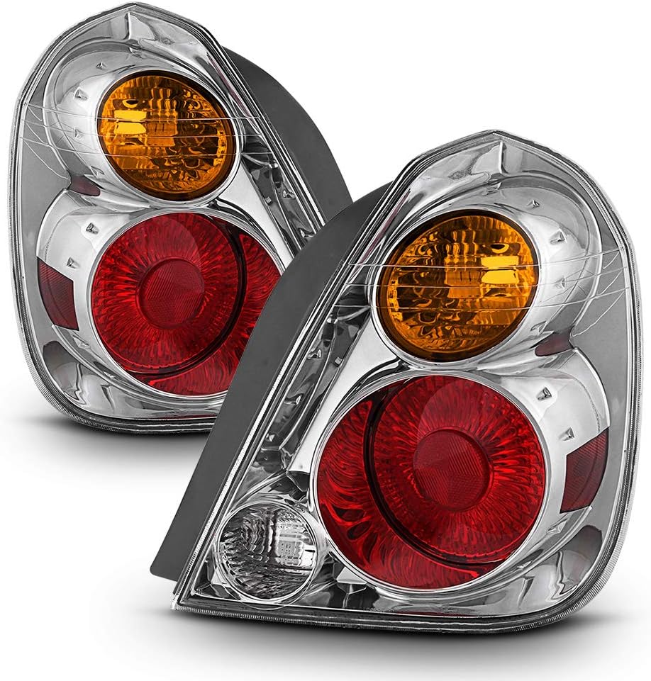 ACANII - For 2002 2003 2004 2005 2006 Nissan Altima Tail Lights Lamps Replacement Left+Right Set