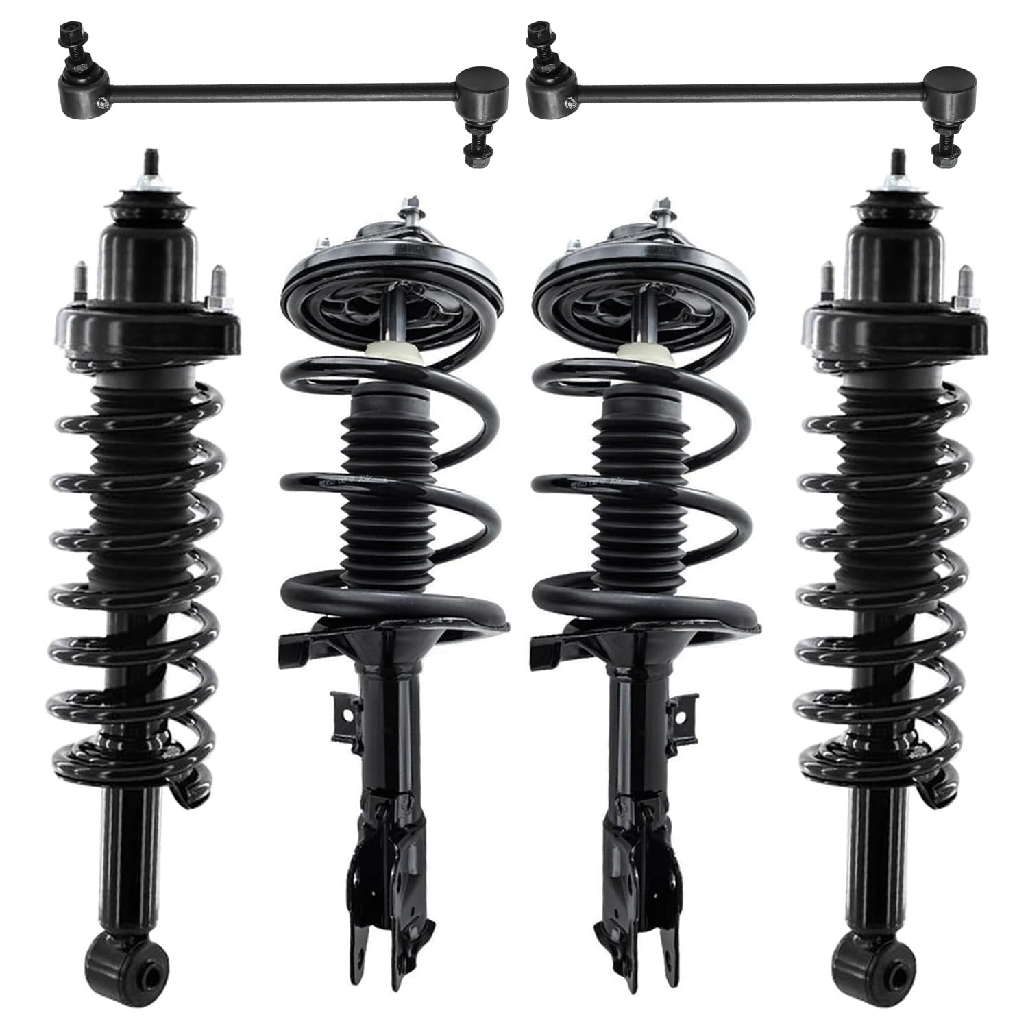 Detroit Axle - 6pc Struts Suspension Kit for 08-10 Mitsubishi Lancer GTS