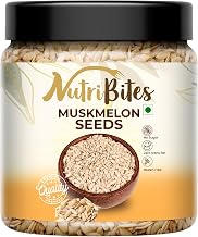 Nutribites Muskmelon Seeds 1kg| Kharbooj Magaj | Kharbhuja Beej for Eating | High in Protein, Potassium, Magnesium & Iron | Immunity Booster Superfood | Healthy Diet Kharbuja Seeds
