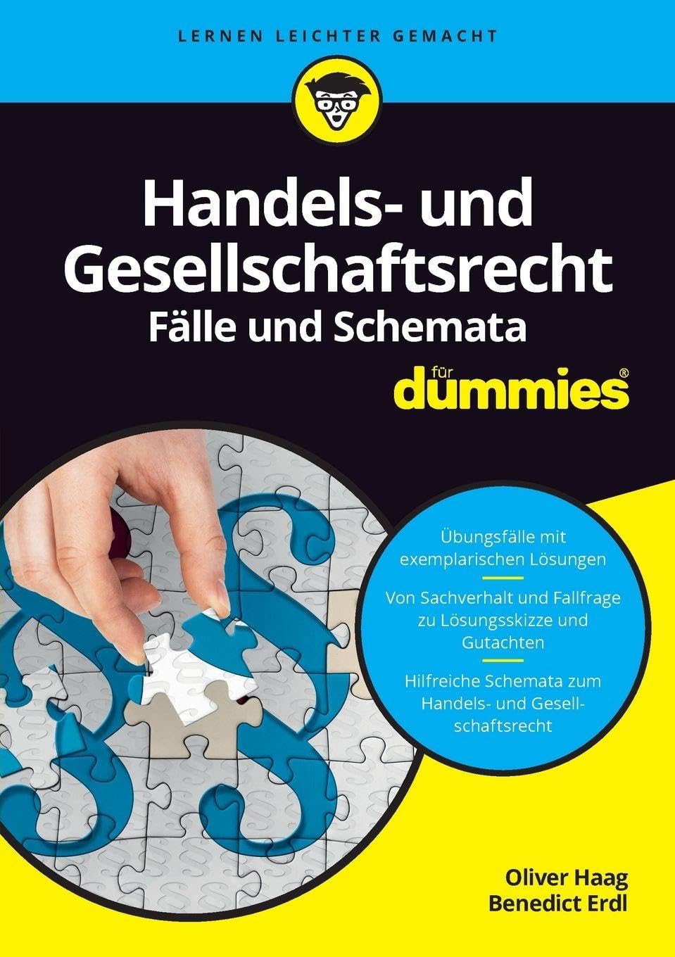 Handels- und Gesellschaftsrecht Falbearbeitung und Schemata für Dummies