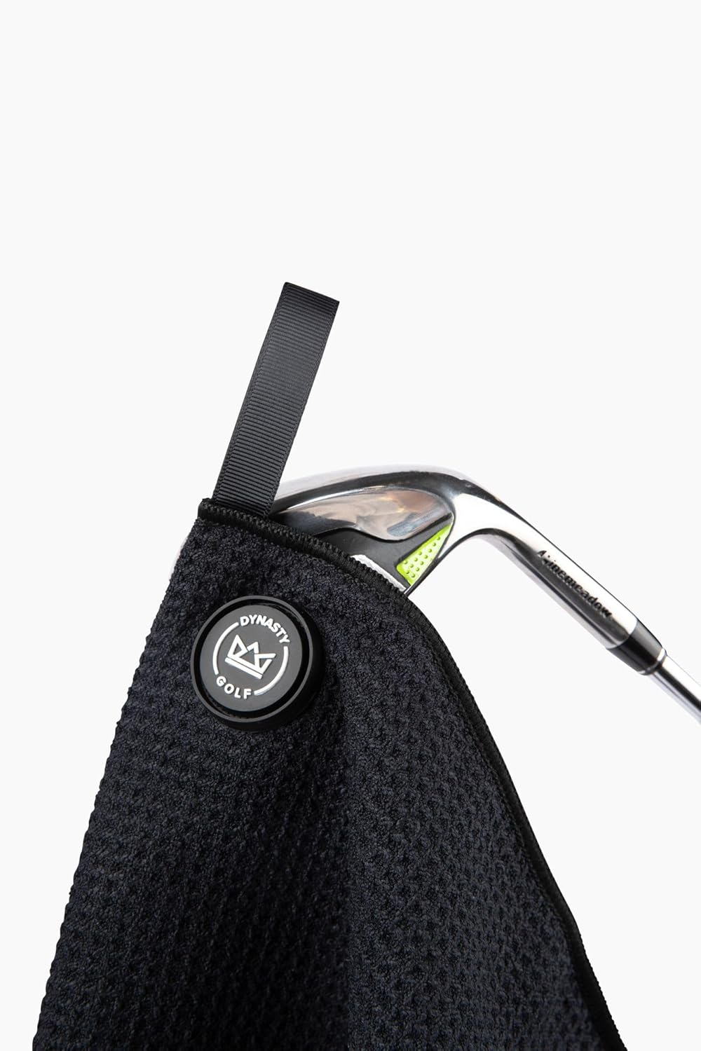 Magnetic Golf Towel for Golf Bags - Microfiber Golf Towels for Men & Women - Waffle Golf Bag Towel with Magnet (Black) - Image 7