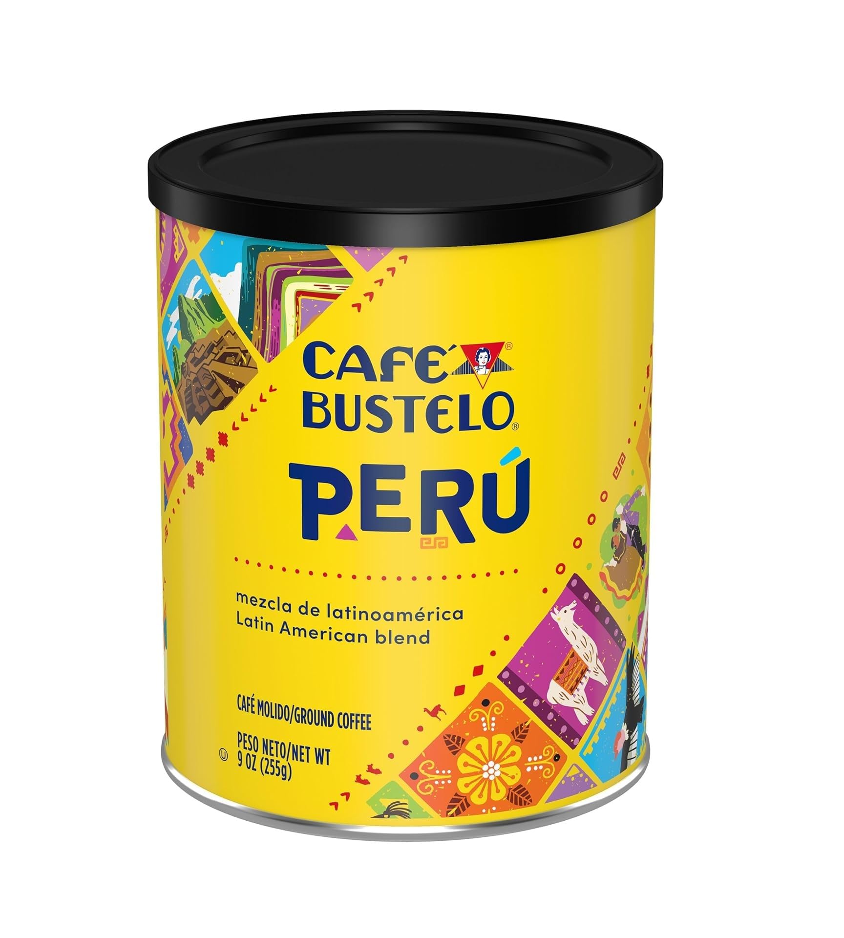 Cafe Bustelo Peru Latin American Blend Dark Roast Ground Coffee, 255g