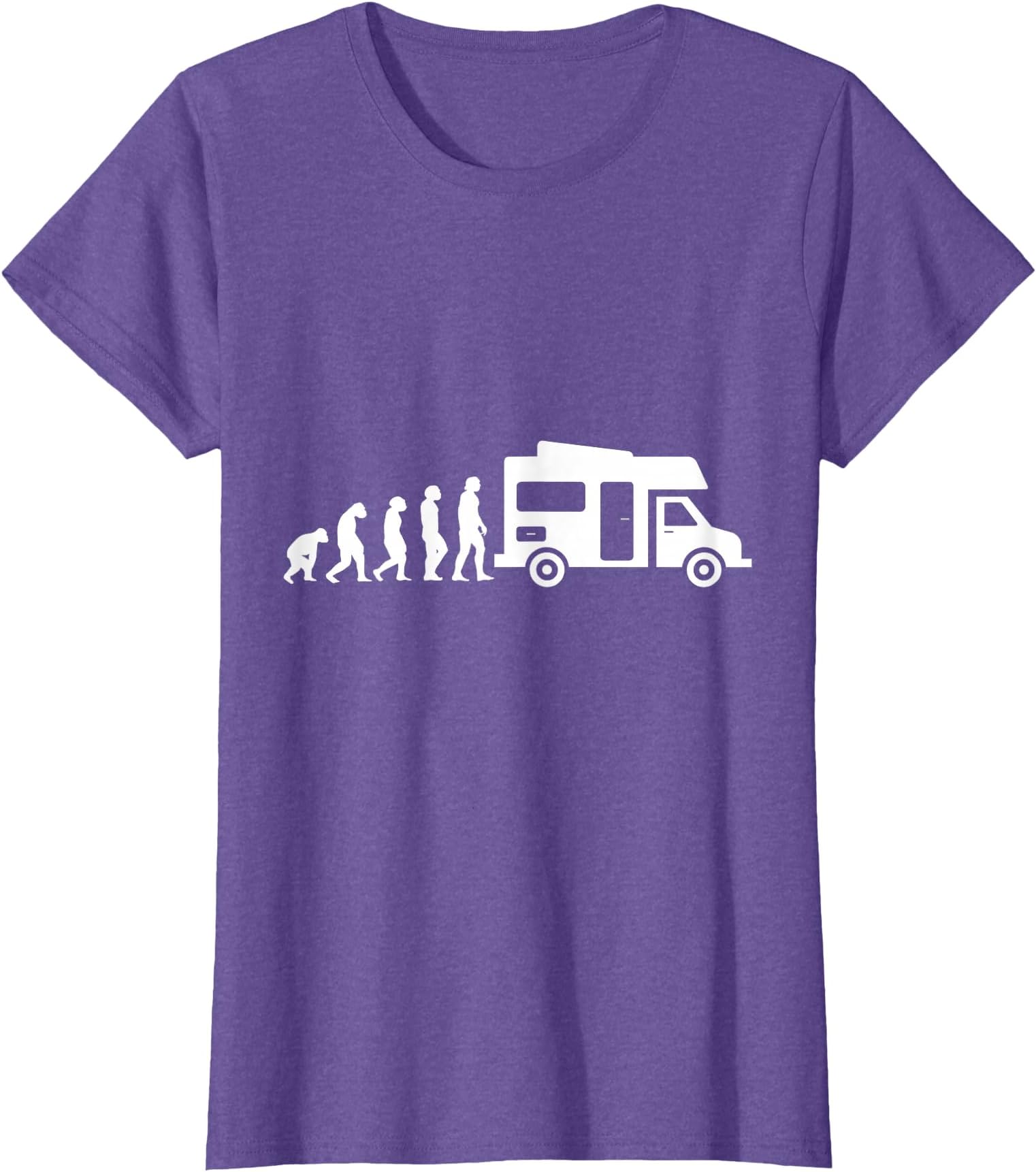 Camper Van Camping Evolution Caravan Motorhome Gift T-Shirt
