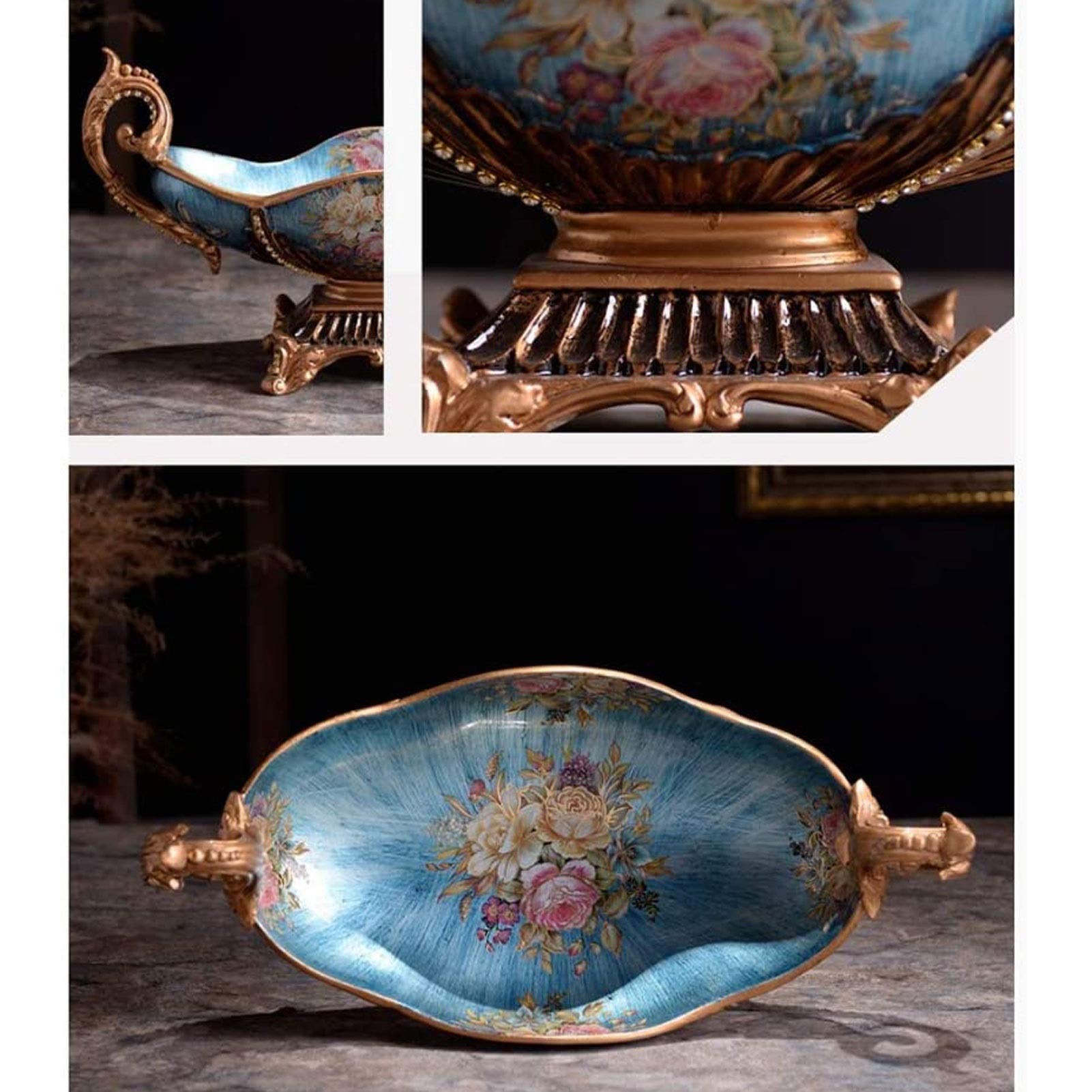 Coppette di Frutta Platone de Frutas Europeo, Platone de Frutas de Resina de, Mesa de Centro Retro Platone de Frutos Secos Decoración Moderna Fruttiera Decorativa