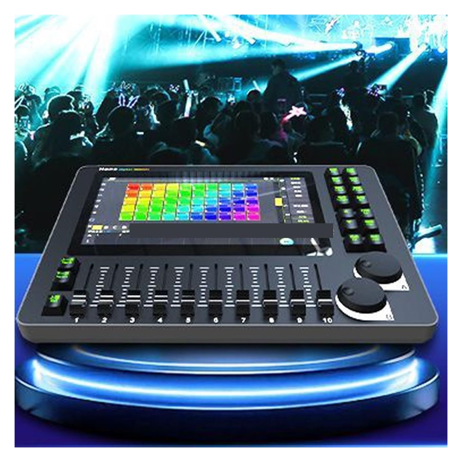 Kontroler DJ-ski, Kontroler DMX Light Sta Effects Oświetlenie Konsola DMX or Konsola główna Światło z ekranem o wysokiej jaości