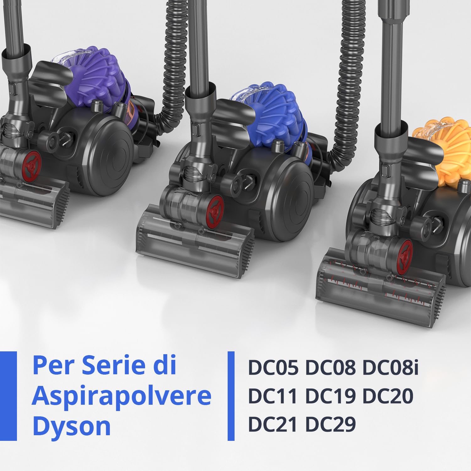 Kenley Motore 240V YDK per Serie di Aspirapolvere Dyson DC05 DC08 | Compatibile Con DC08i DC11 DC19 DC19i DC19dB DC19dBi DC19T2 DC20 DC21 DC29 / 905358-06, 905358-05, 911933-01, 90399806