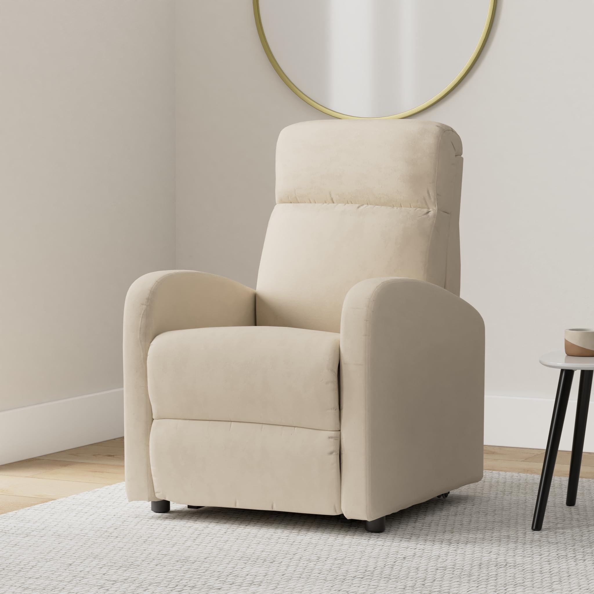 Sime Roma 2 Moteurs Fauteuil releveur inclinable Dispositif Médical 2 Roues siège à Micro-Ressorts Doux fauteuils électriques fauteuils de Relaxation Camel