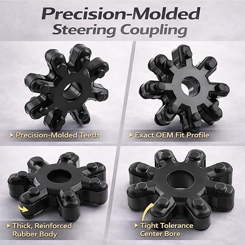 Miniatura 6 de 563152K000FFF Acoplamiento Flexible de Dirección para Columna de Dirección Motor Compatible con Hyundai Sonata Elantra Santa Fe Azera Veloster Kia