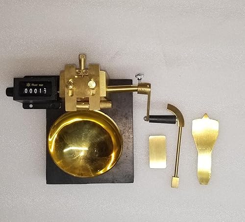 Miniatura 6 de Crabby Equipo de prueba del suelo de las herramientas de ranurado de Casagrande del disco de latón de mano del aparato del límite líquido