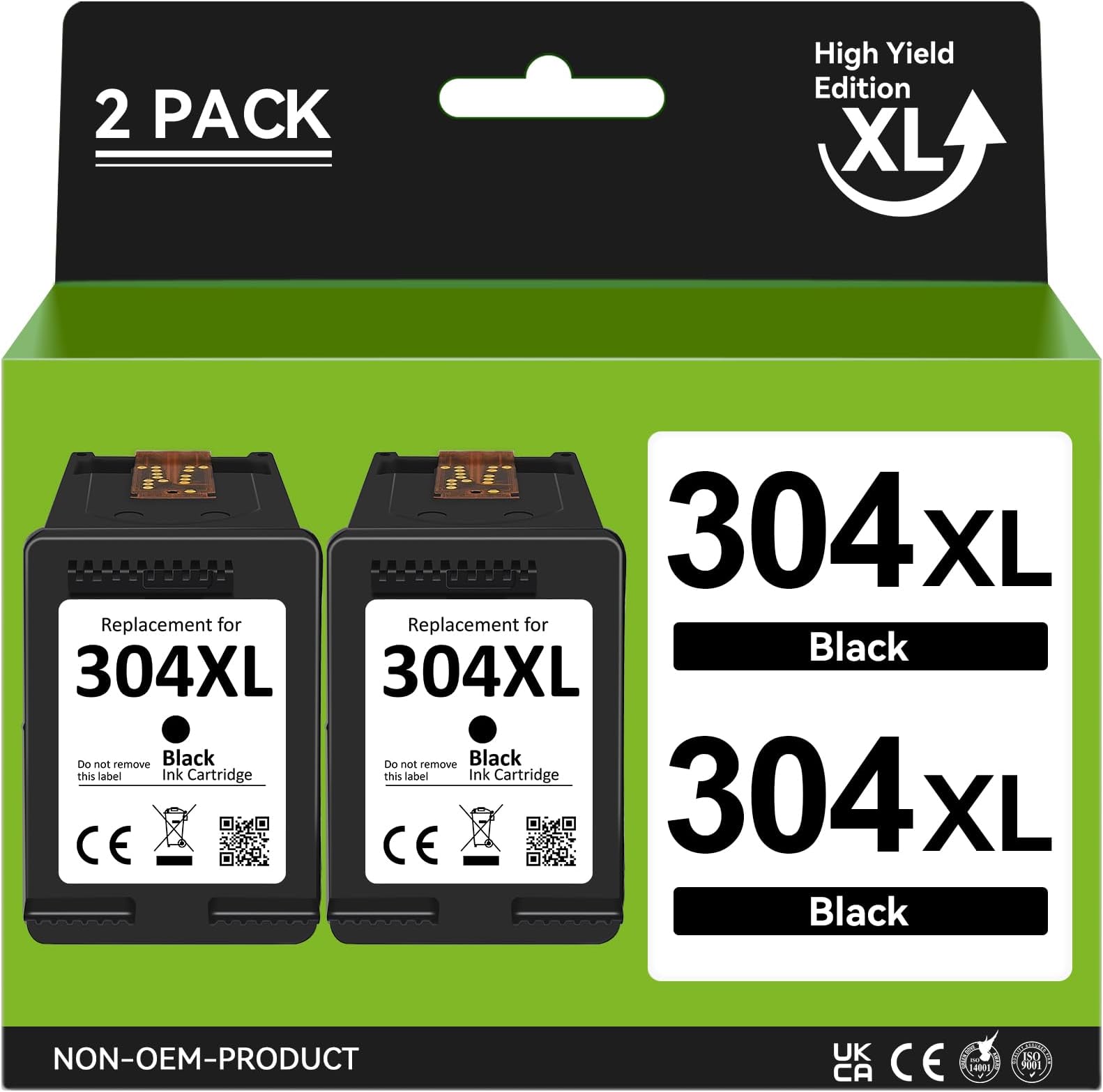 HP 304XL (N9K08AE) Original Druckerpatrone Schwarz mit hoher Reichweite ...