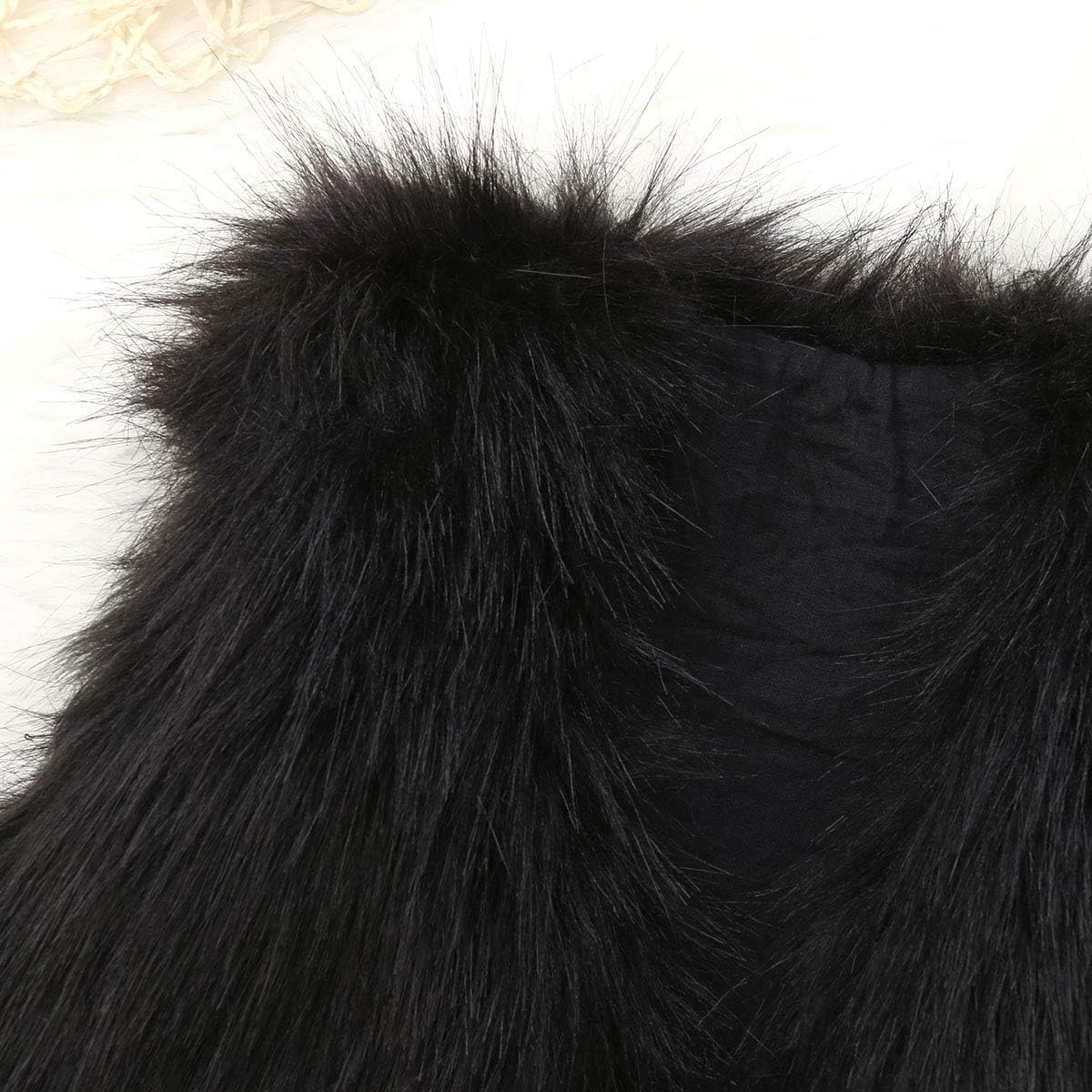 BAOSHI1 Kids Faux Fur Vest for Toddler Girl, Infant Baby Jacket Fall Winter Spring Warm Waistcoat Outerwear: Clothing, Shoes & Jewelry