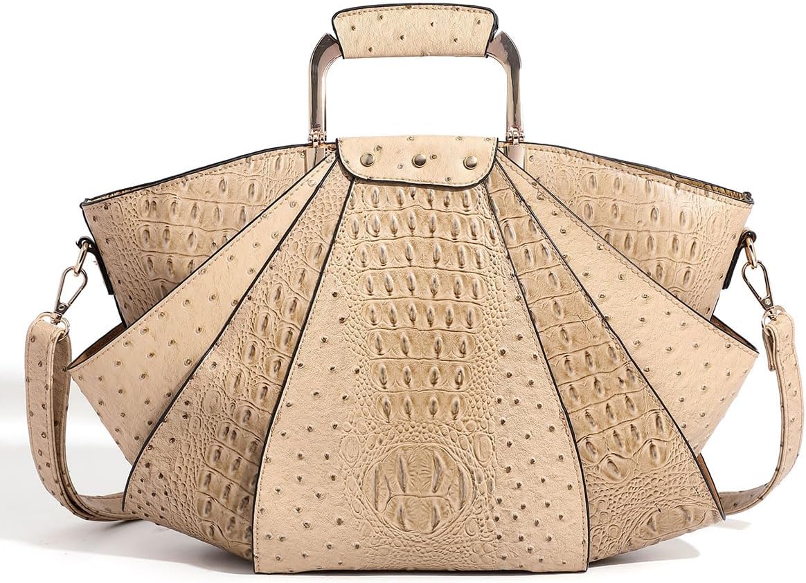 Bag Woman Large Capacity Leather Purse Fashion Designer Metal Top Handle Handbags Women Crossbody Large Bags for Women Tote - Image 5