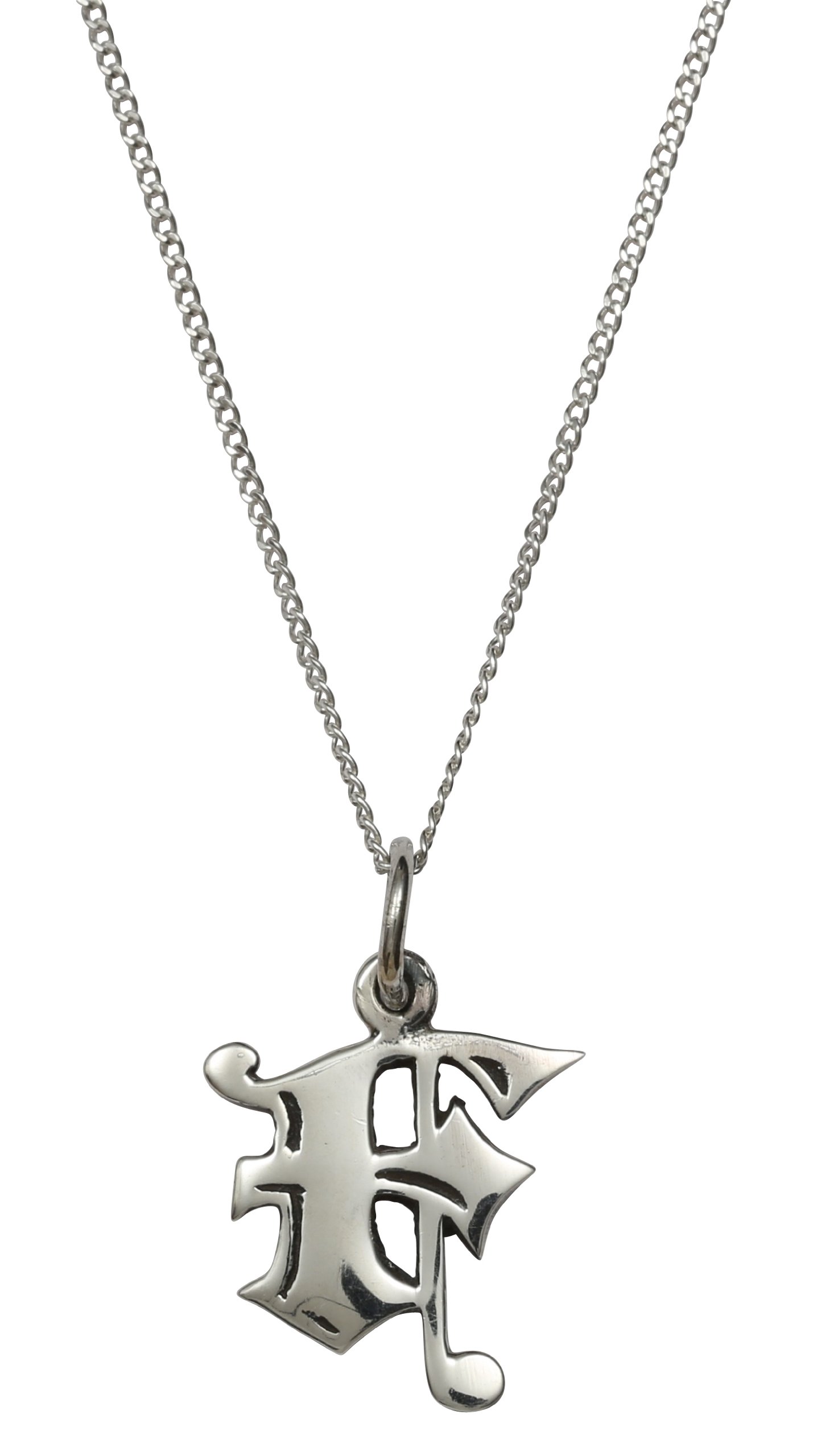 Femme Metale Love Letter F Initial Necklace
