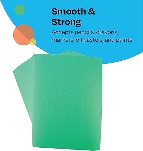 Miniatura 4 de Childcraft Papel de construcción, 9 x 12 pulgadas, colores surtidos, 500 hojas