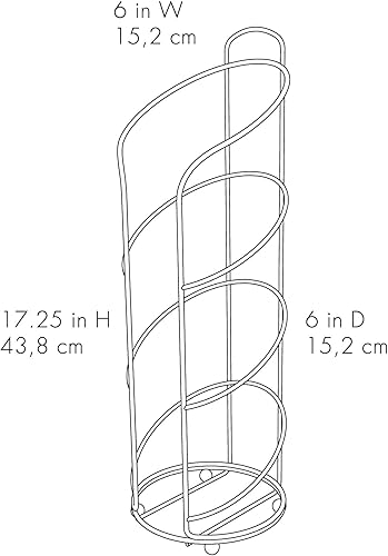 Miniatura 6 de Zenna Home Soporte para papel higiénico, soporte de reserva, hasta 4 rollos de almacenamiento de papel higiénico, en níquel satinado