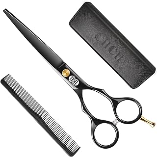 CIICII Hairdressing Scissors, Hair Cutting Scissors, Professional Set, 6.5 Inches (Hair Cutting Scissors, Beard Trimming, ...