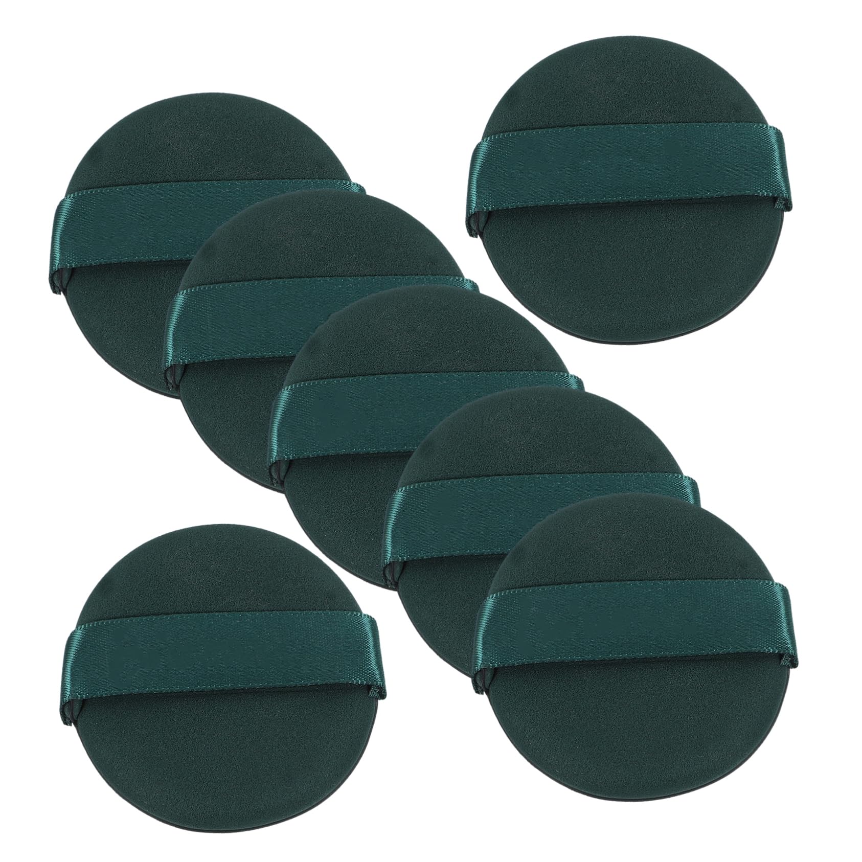 PACKOVE 7Pcs Dual Sided Supple Powder Makeup Pads for Liquid and Foundation Boxed Cosmetic Sponges for Smooth Application and Natural Finish