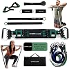 Gymproluxe Original Portable Gym - Resistance Exercise Band Set for Home Gym - 90KG Resistance Band Set for Men and Women - Multi Gym Fitness Equipment for Home Workout…