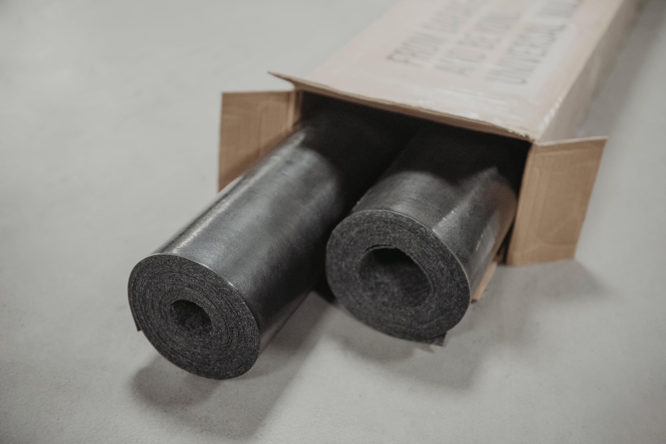 Large Waterproof Floor Mat – 2 Rolls (7.4’ x 8.4’ Each), Heavy-Duty, Non-Slip Rubber Backing for Garage, Kitchen, Basement, Home Gym, and