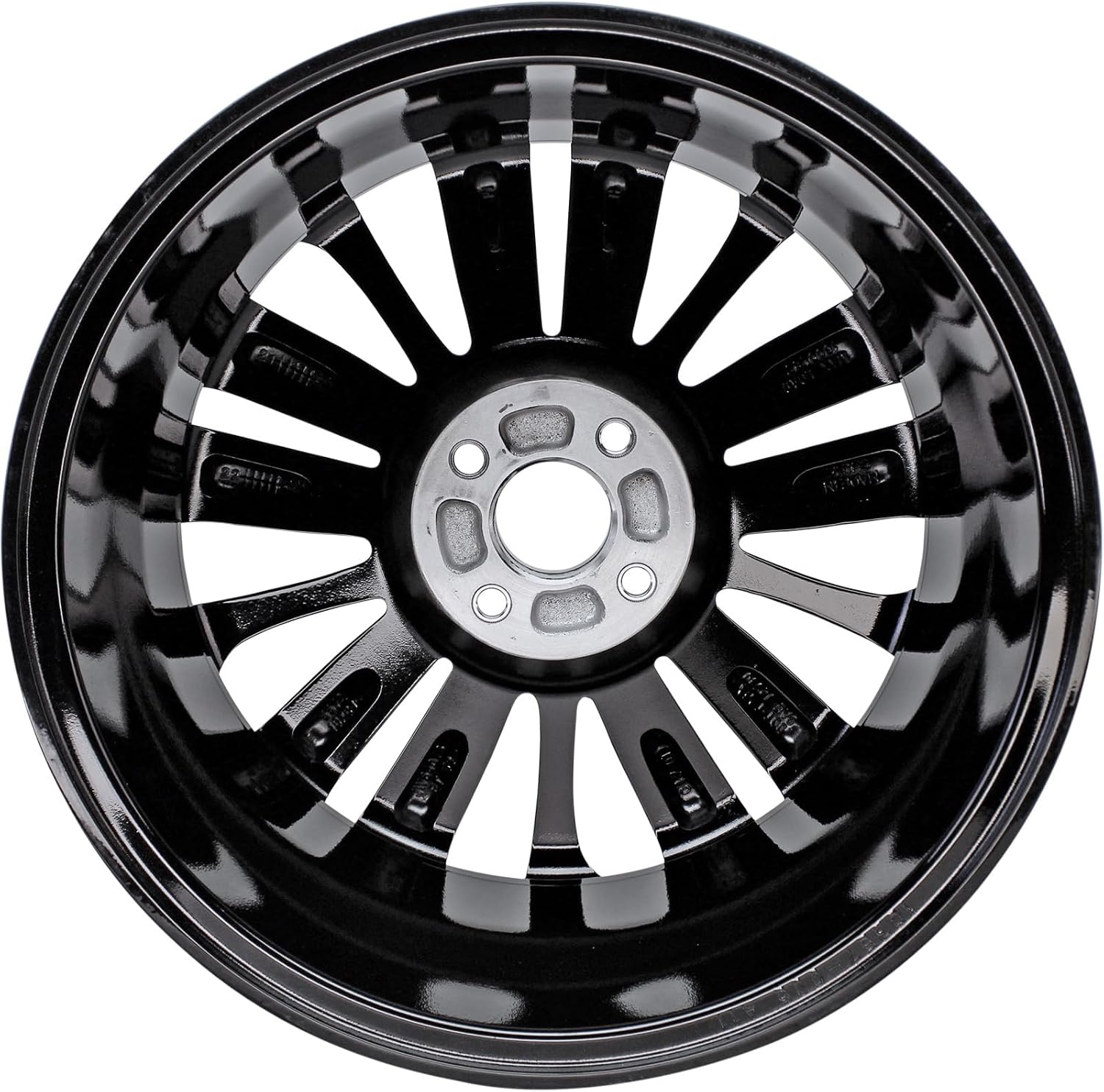 New 16x6 16-Inch Machined Black Aluminum Alloy Wheel Rim fits Honda Fit 2015 2016 2017 2018 2019 2020 ALY64073U45N