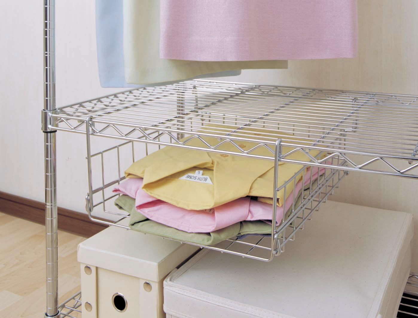 Iris Ohyama Metal Rack Expand Basket