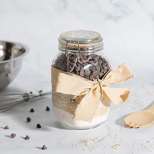 Miniatura 2 de Galashield Tarros de vidrio con tapas, tarros de almacenamiento de alimentos con tapas herméticas, a prueba de fugas, tarros de vidrio de cocina 33