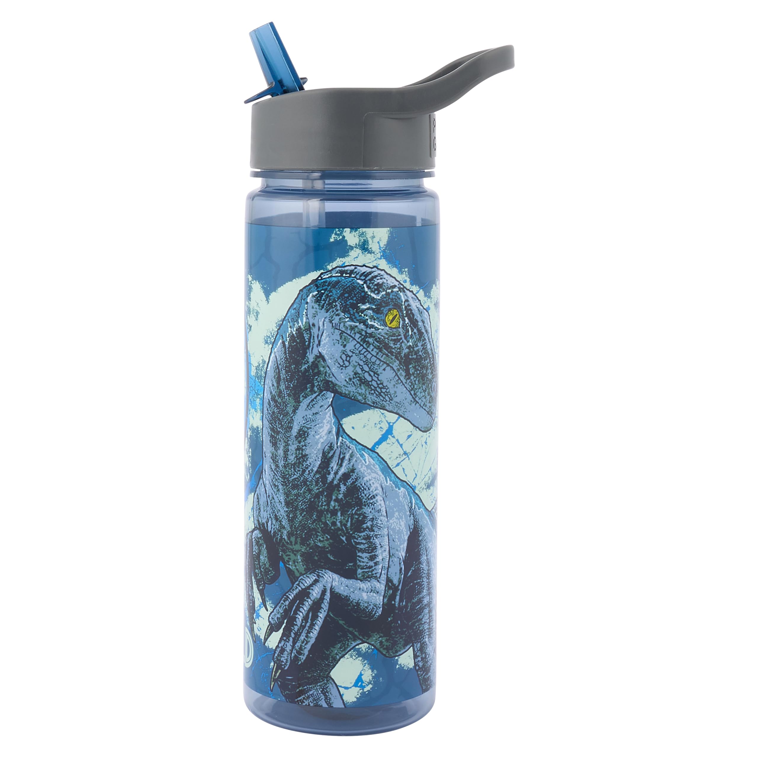 Jurassic World 600ml BPA-Free PP Children's Water Bottle - Durable & Leak-Proof, Ideal for School & Outdoor Activities, Blue