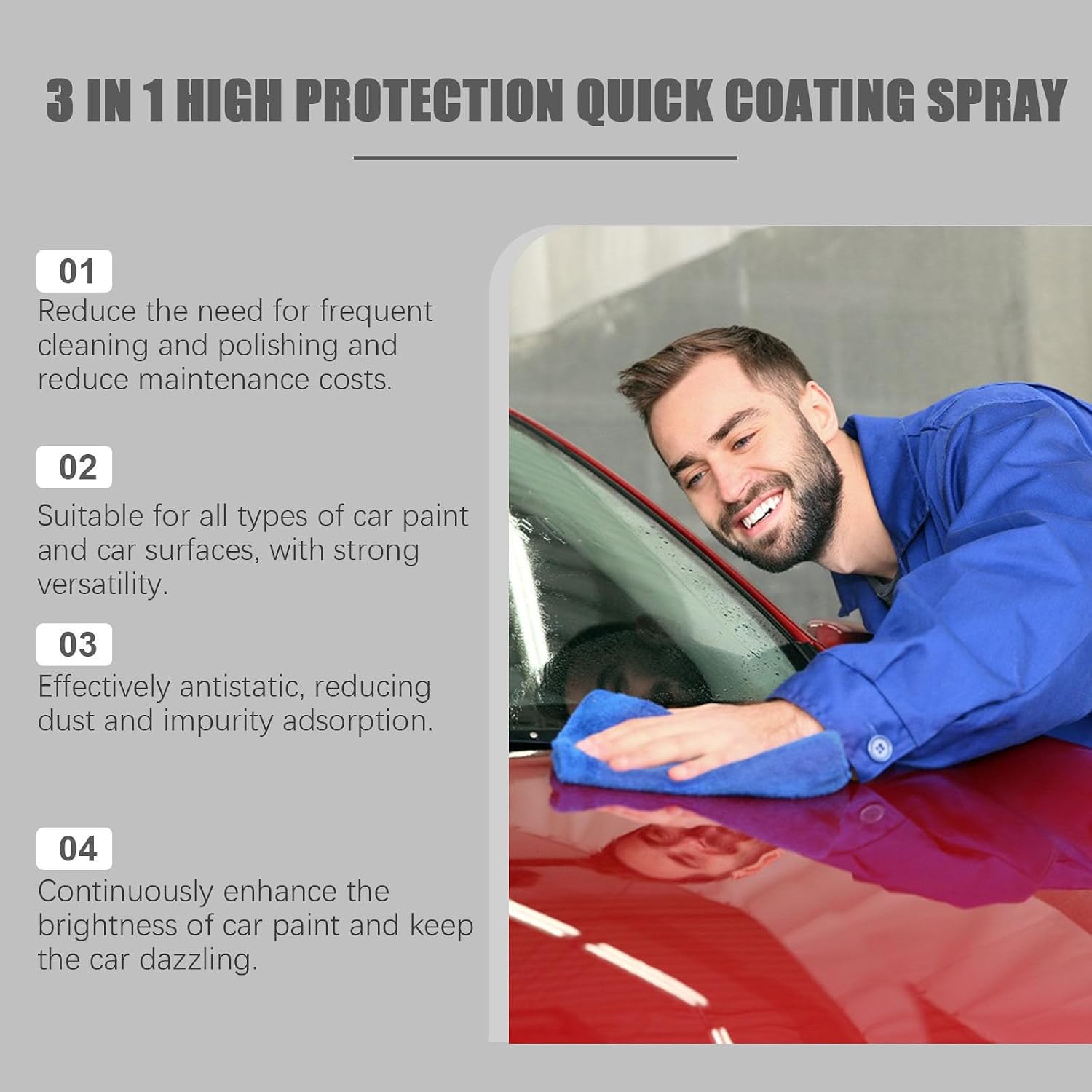 Gloss Dressing Plastic Restorer for Cars, Trim & Tire Dressing - Restore Faded Plastics, Plastic Restorer for Cars Ceramic Plastic Coating, Buff for Shine