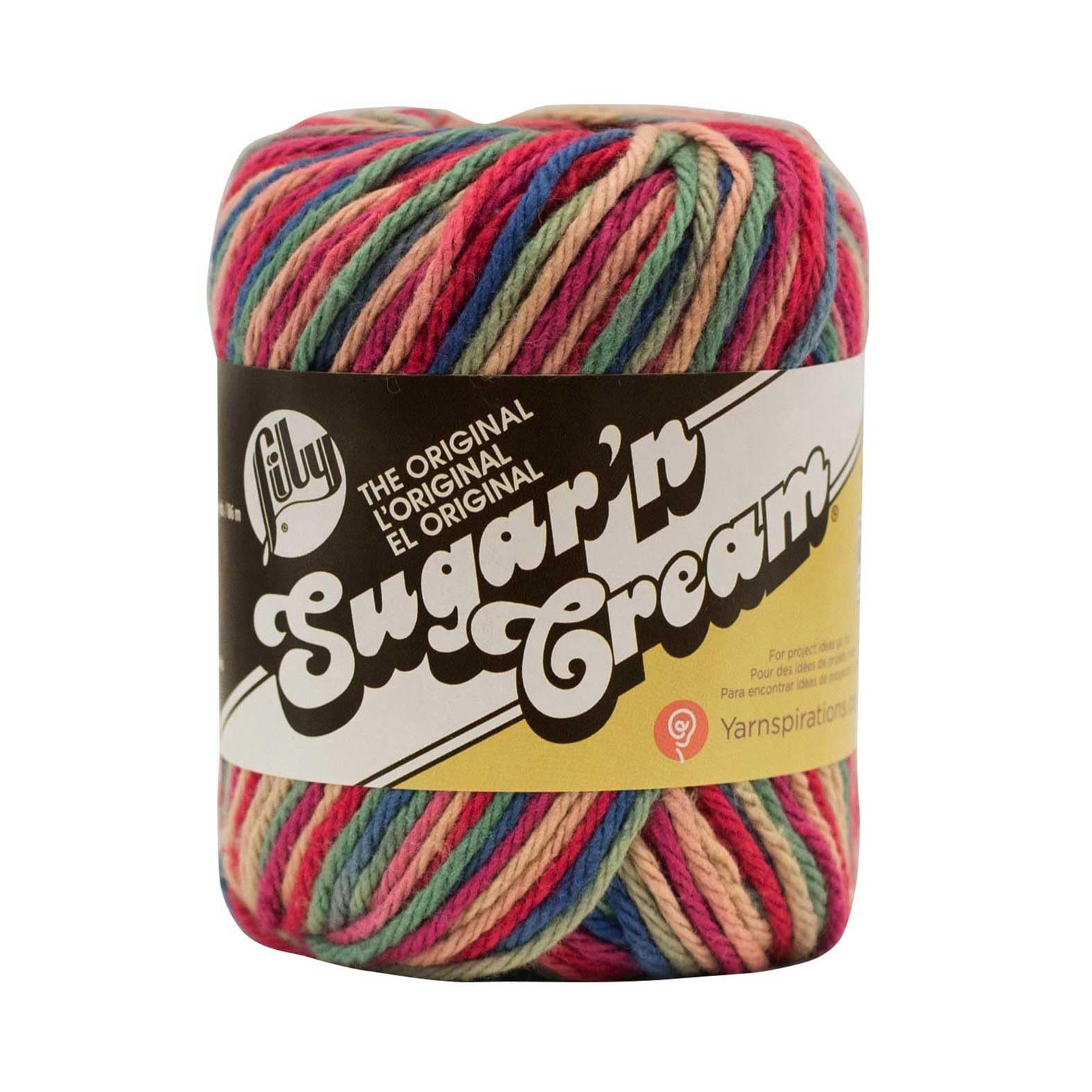 Lily Bulk Buy: Sugar 'n Cream Limited Edition 100% Cotton Yarn (Curated 3-Pack) (Country Yellow, Painted Desert, Country Red)3