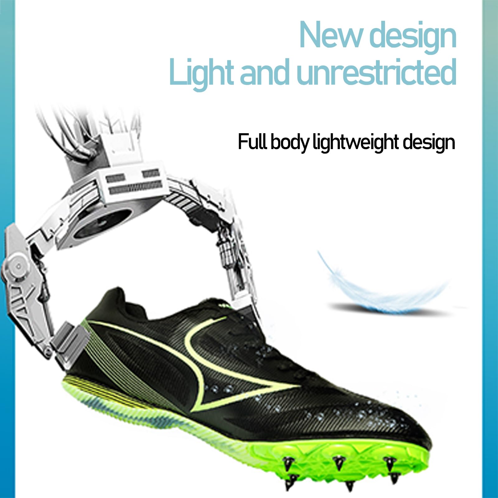 Scarpe Chiodate Atletica Leggera,Chiodate da Scarpe da Pista,Junior Spikes,Antiscivolo con Punte,Unisex,Antiscivolo,con Punte E Stampa,Traspiranti Unisex Buffer Leggero per Studenti