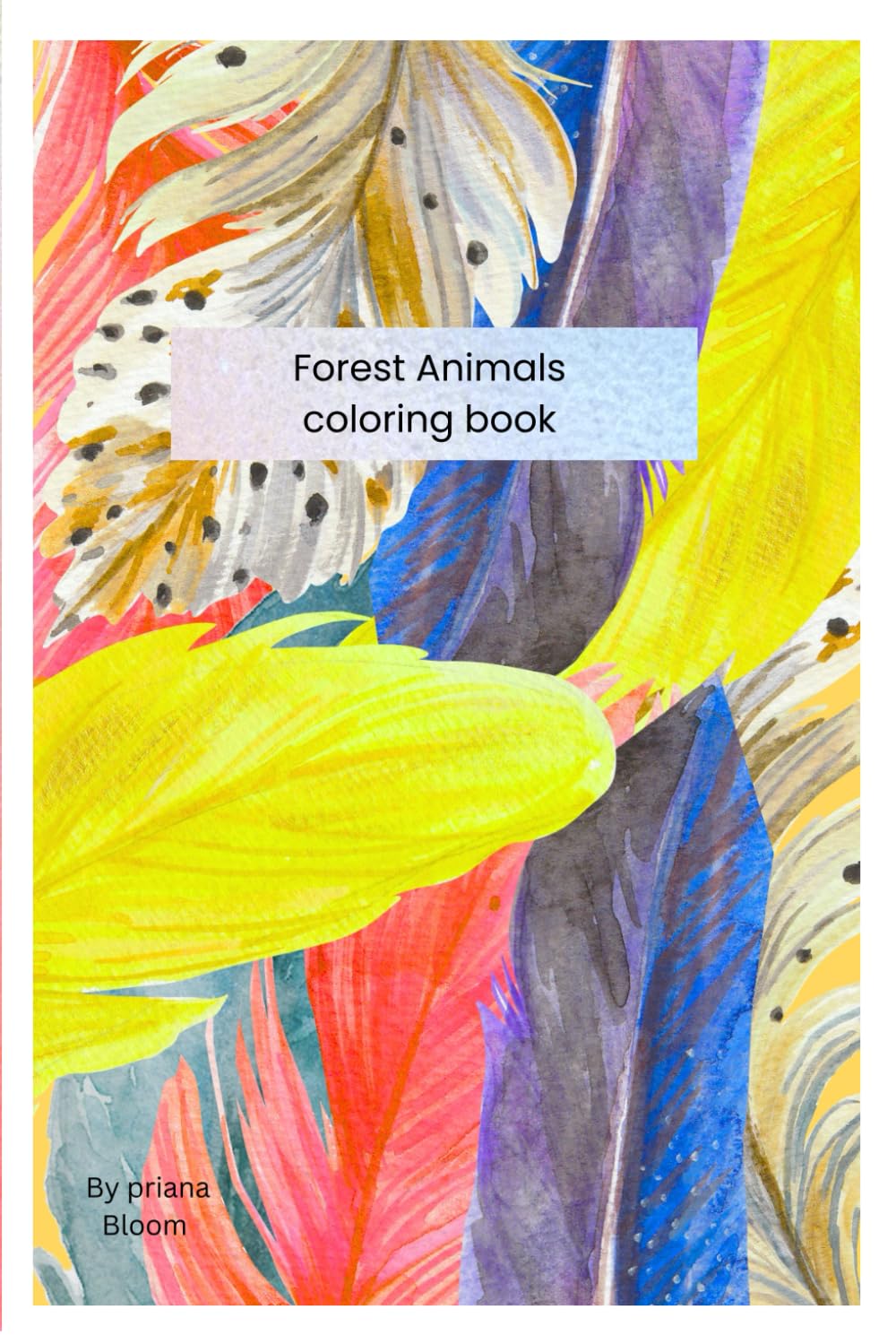 Coloring book: Forest animals