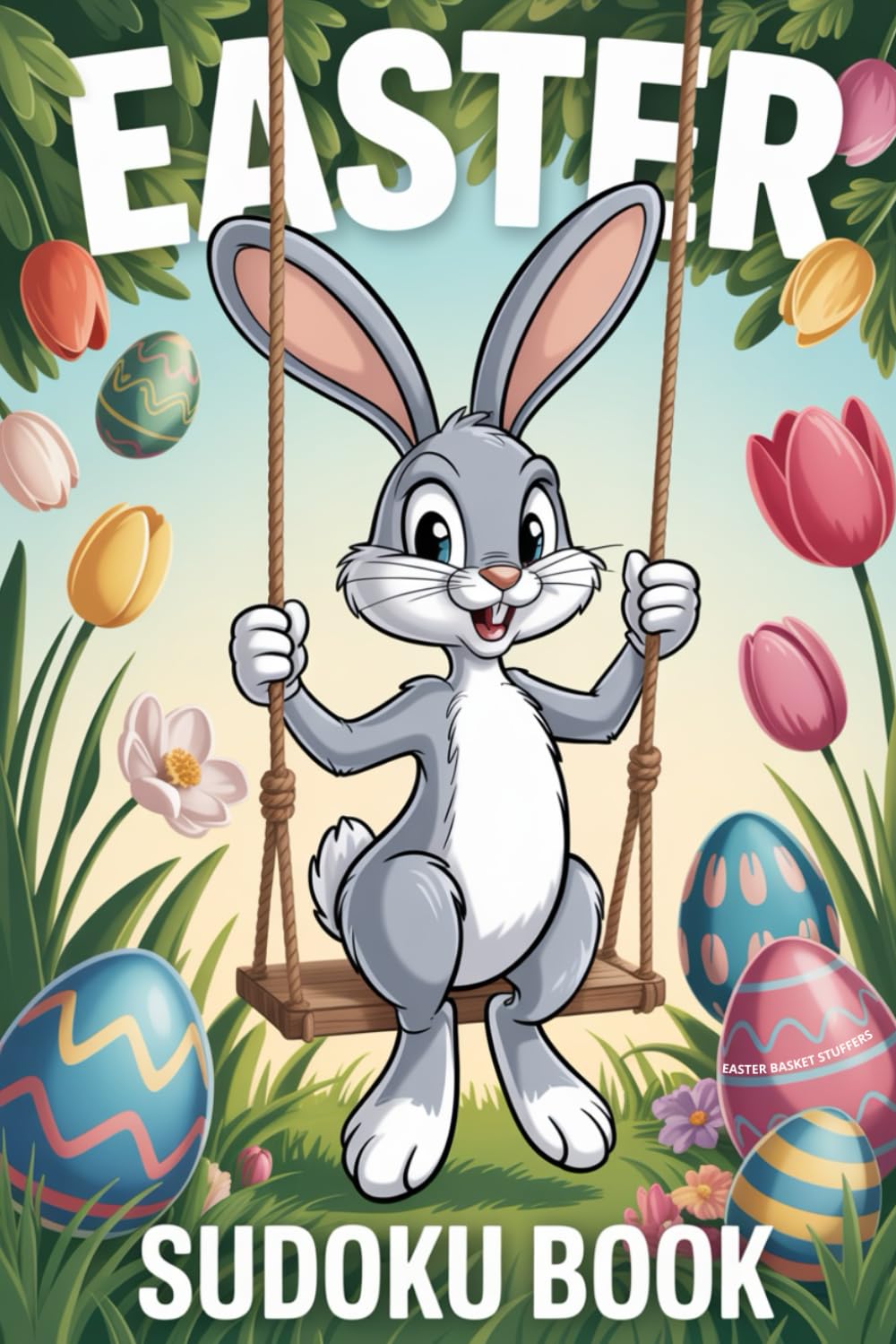Easter Basket Stuffers | Sudoku Book: Interactive Gift with 100 Puzzles and Solutions for Adults, Teens & Kids | Mixed Difficulty Levels of Brain Games
