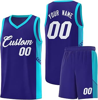 Personalized Basketball Team Jersey Suit Custom Sports Uniform with Shorts Printed Name & Number for Men Women Youth