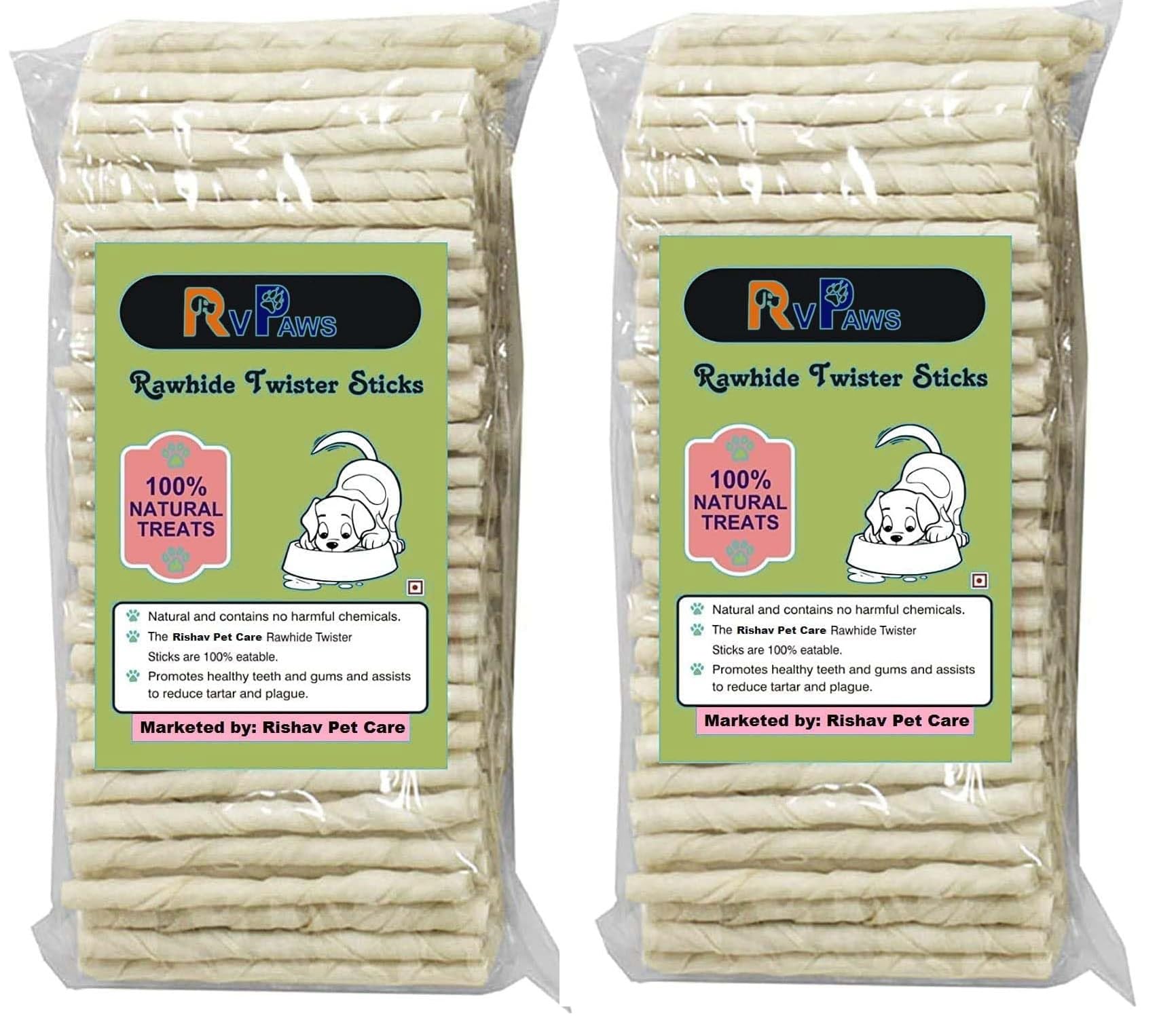 RvPaws Rawhide Dog Twisted Stick, White Chew Sticks - 2 KG (B08KGRPYNR) Amazon Price History, Amazon Price Tracker