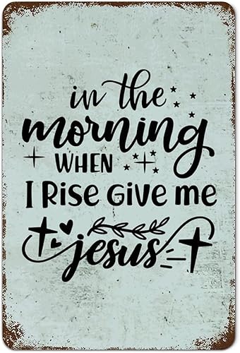 Miniatura 2 de Letreros de metal de aluminio con texto en inglés "Give Me Jesus" (texto en inglés "Give Me Jesus") con texto en inglés "Christian Saying in the