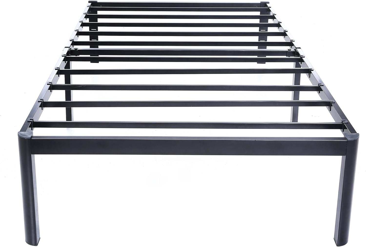V&LX ,Twin,14 Inch Tall Steal Slat Bed Frame/Platform Bed/Boxspring Replacement