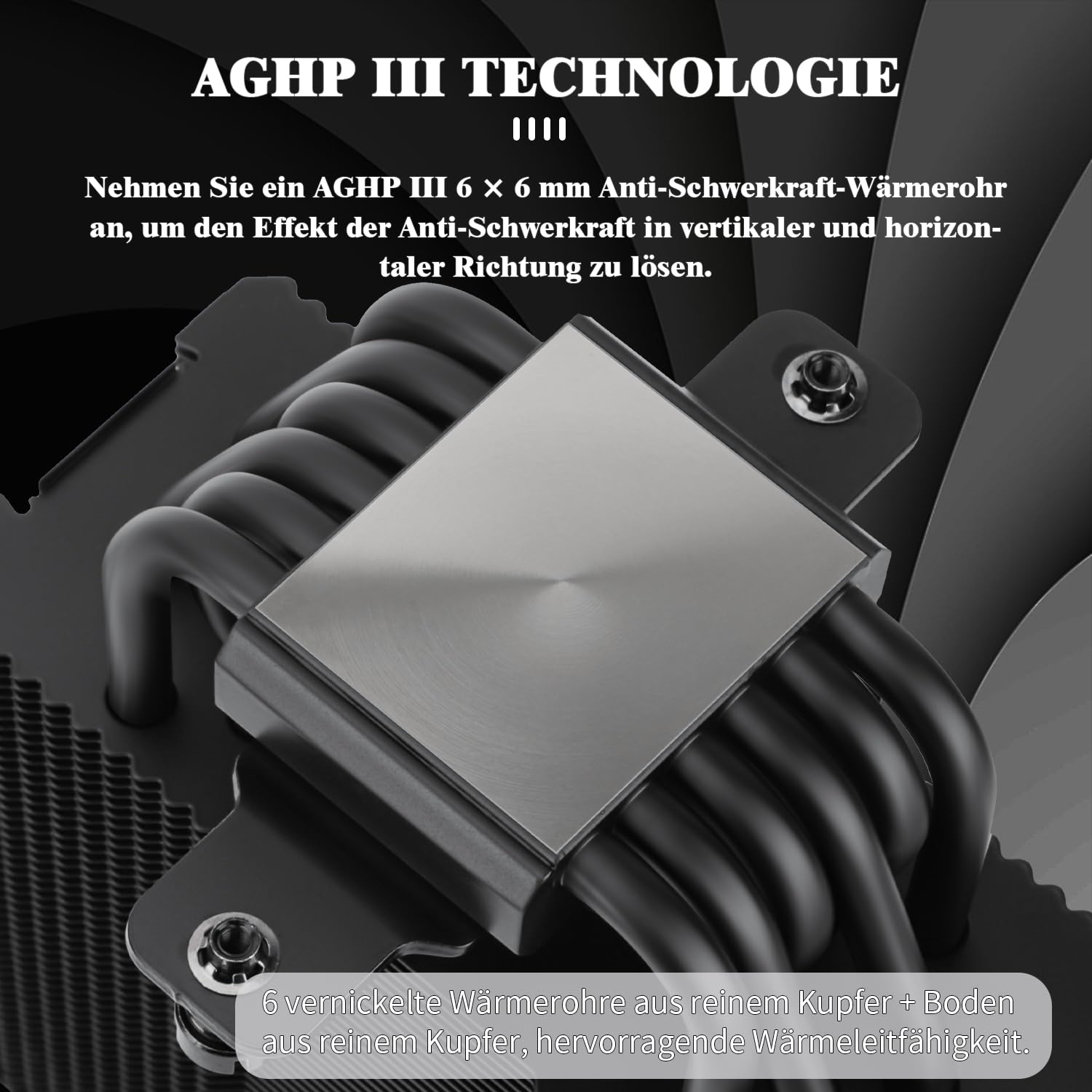 Thermalright Burst Assassin 120 EVO DARK Raffreddatore d'aria per CPU, parte superiore spazzolata, 6 tubi di calore con PWM Quiet Fan per AM4 AM5/Intel 1851/1700/1150/1151/1200 (BA120 EVO DARK)