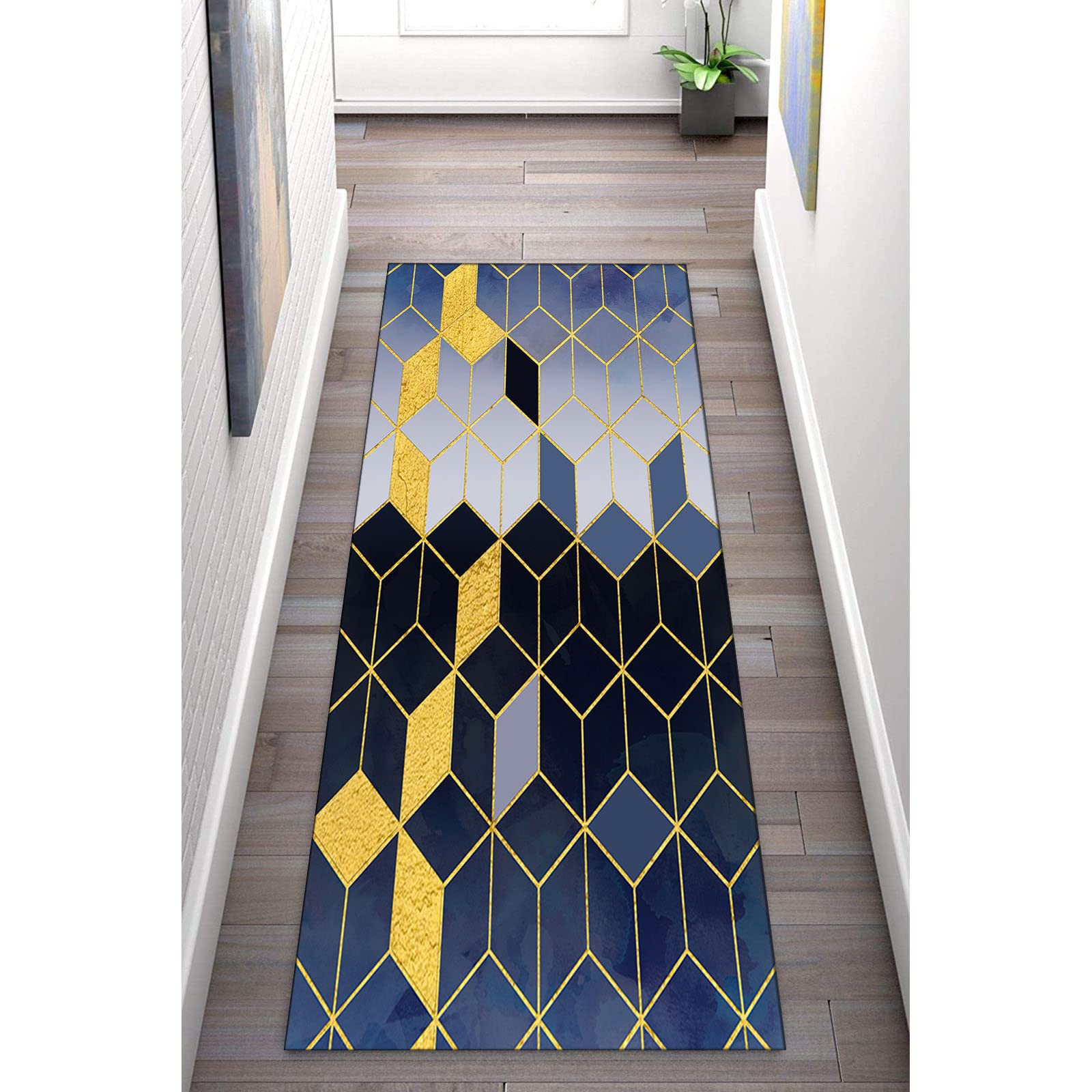 Tapis de couloir antidérapant minimaliste pour embellir votre entrée et votre bureau