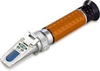 Vee Gee Scientific BX-10 Handheld Refractometer, with Brix Scale, 0-10%, +/-0.1% Accuracy, 0.10% Resolution