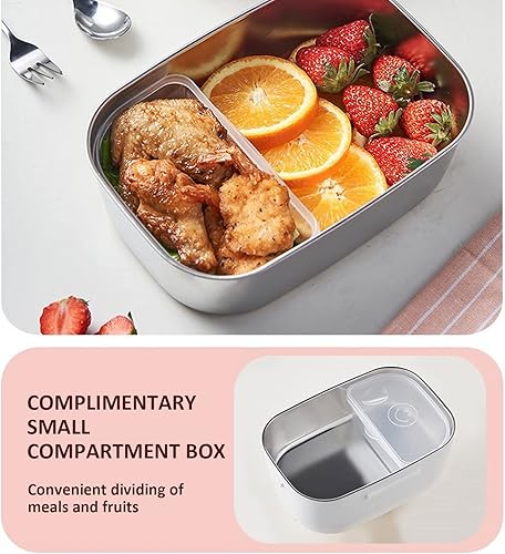Miniatura 6 de Fiambrera eléctrica para automóvil/camión/hogar, a prueba de fugas, caja de calefacción portátil para adultos, lonchera para adultos, contenedor