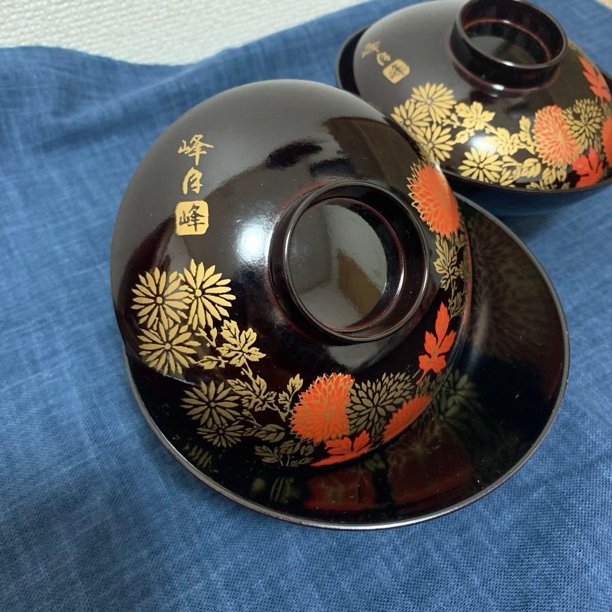 Amazon.co.jp: 吸物椀 漆芸 輪島塗 作者 峰月 作 : ホーム＆キッチン