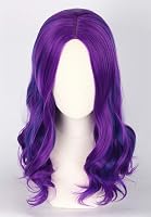 Topcosplay Kék-Lila Gyerek Paróka - Hőálló, Göndör Műhaj Farsangra, Halloweenre, 15 inch, 58-62 cm Fejkörfogatra Állítható 2