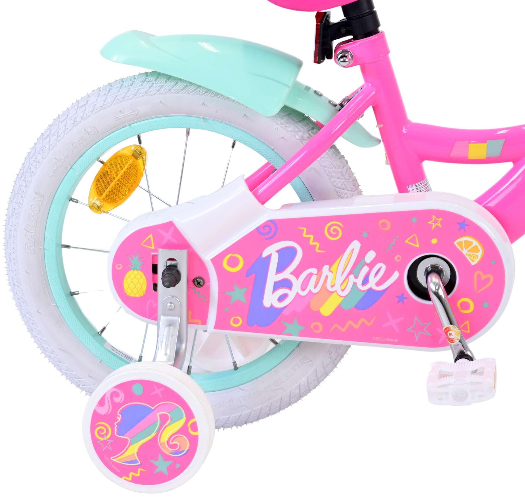 Hoppa! Barbie Kinderfiets - Meisjes - 14 inch - Roze (31454-SACB)