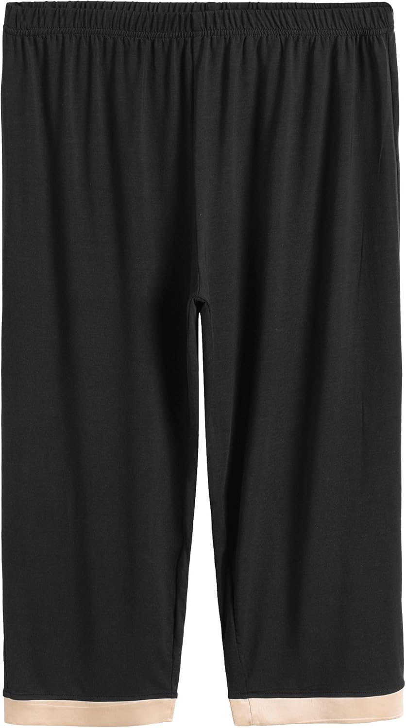 Latuza Women's Sleepwear Tops with Capri Pants Pajama Sets - Image 3