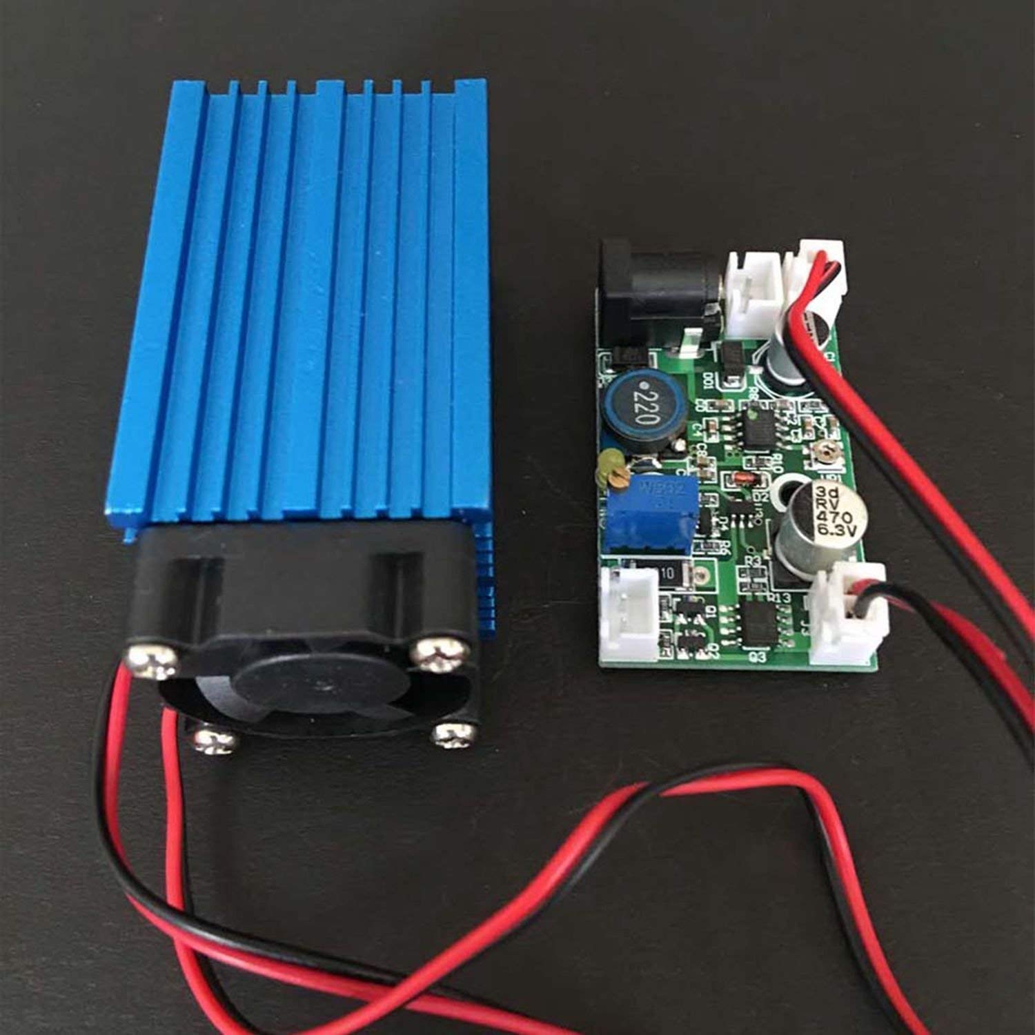 Module Laser Bleu 450nm 100mW/200mW Focalisable – Alimentation 5V – Support 16mm – Neuf – Pour Alignement, Pointage