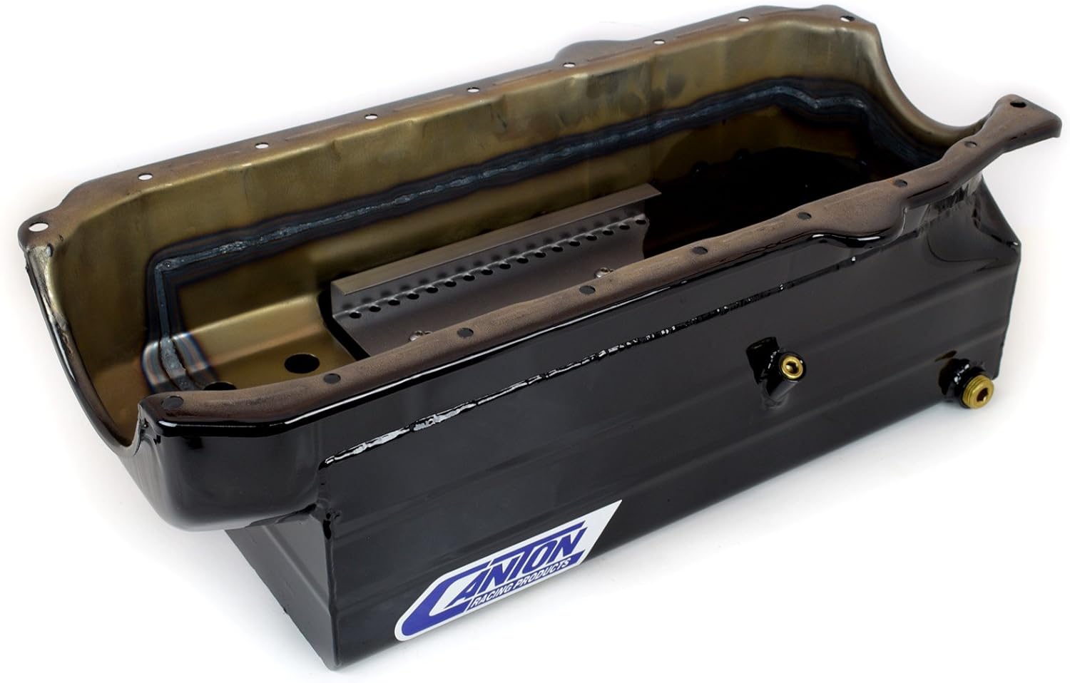 Canton Racing Products 18-100 Oil Pan (Small Block Chevy Pre-1985 Full Length Sump Marine Oil Pan), 1 Pack
