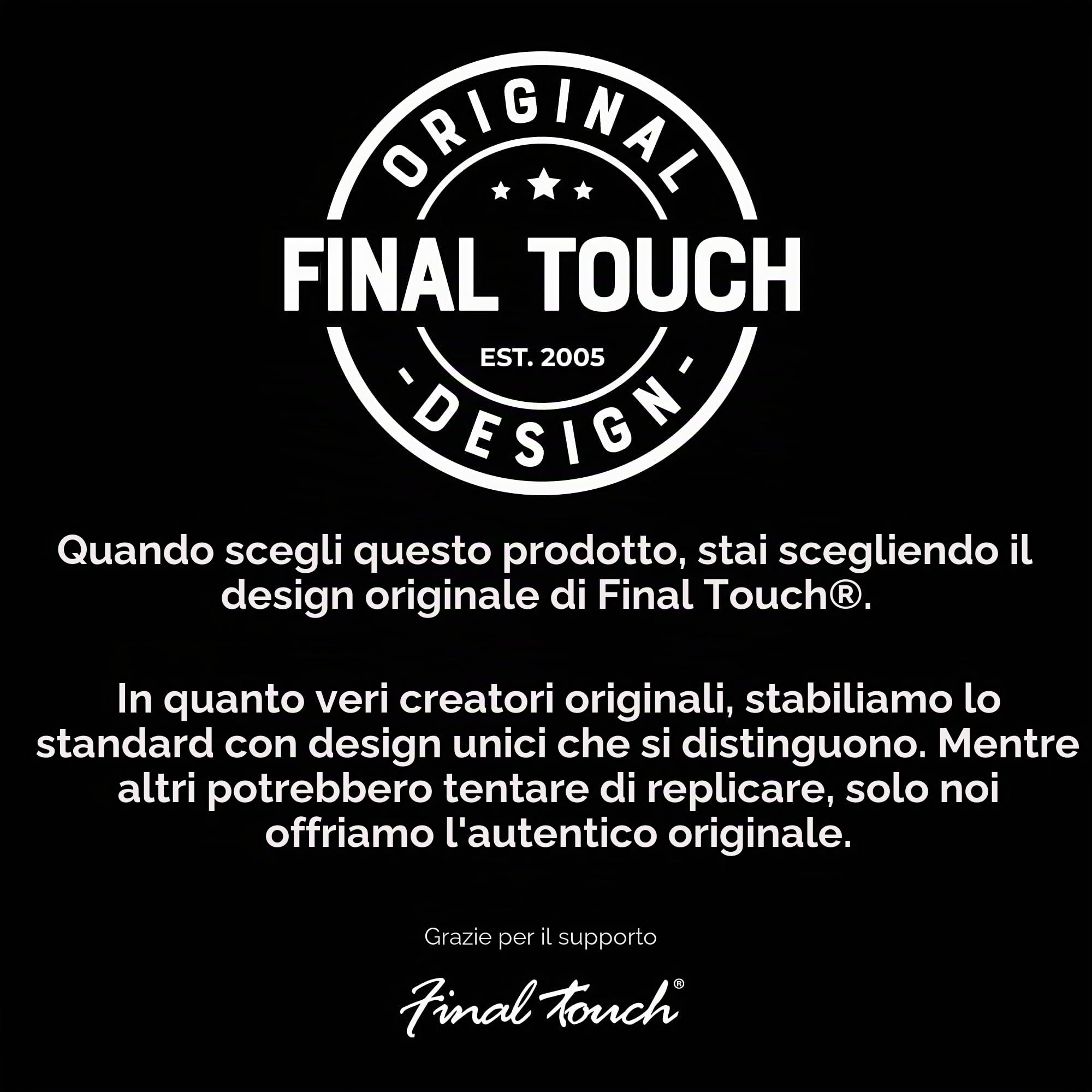Final Touch Set di aeratore e decanter in vetro Twister (WDA919)