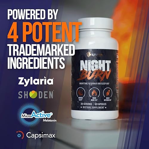 Miniatura 4 de ALPHA LION Quemadura nocturna, refuerzo del metabolismo para perder peso, menos grasa corporal, más músculo, promueve el cuerpo magro, suplemento
