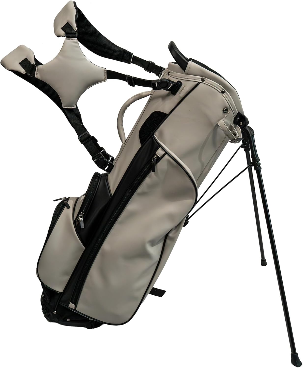 First Flight Golf Bag – Tour-Grade Synthetic Leather, 4-Way Divider, Lightweight Design
